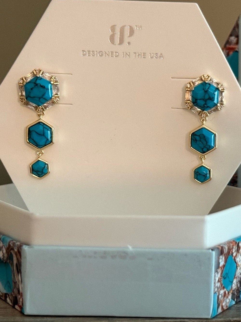 Bomb Party December 2025 Earrings “Kind of Crushing It” Brand New!